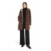 Betty Barclay - 7153 1646 Omkeerdbare mantel bruine teddy stof.